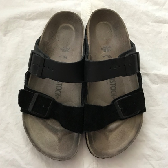 Birkenstock Arizona Split Size 36/Women's 5/5.5 Black - Picture 6 of 14
